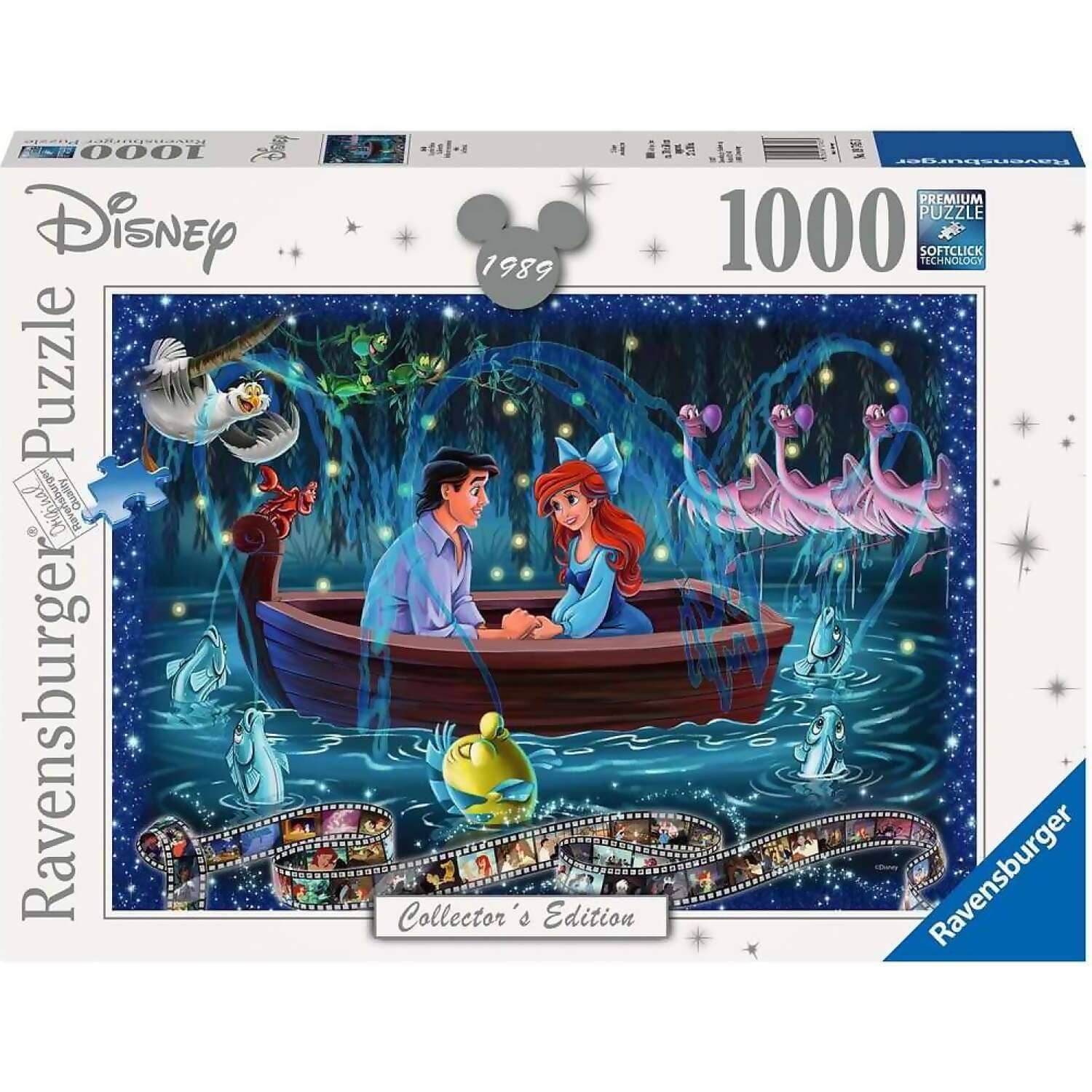 Ravensburger - The Little Mermaid Disney 1989 Jigsaw Puzzle 1000 Pieces