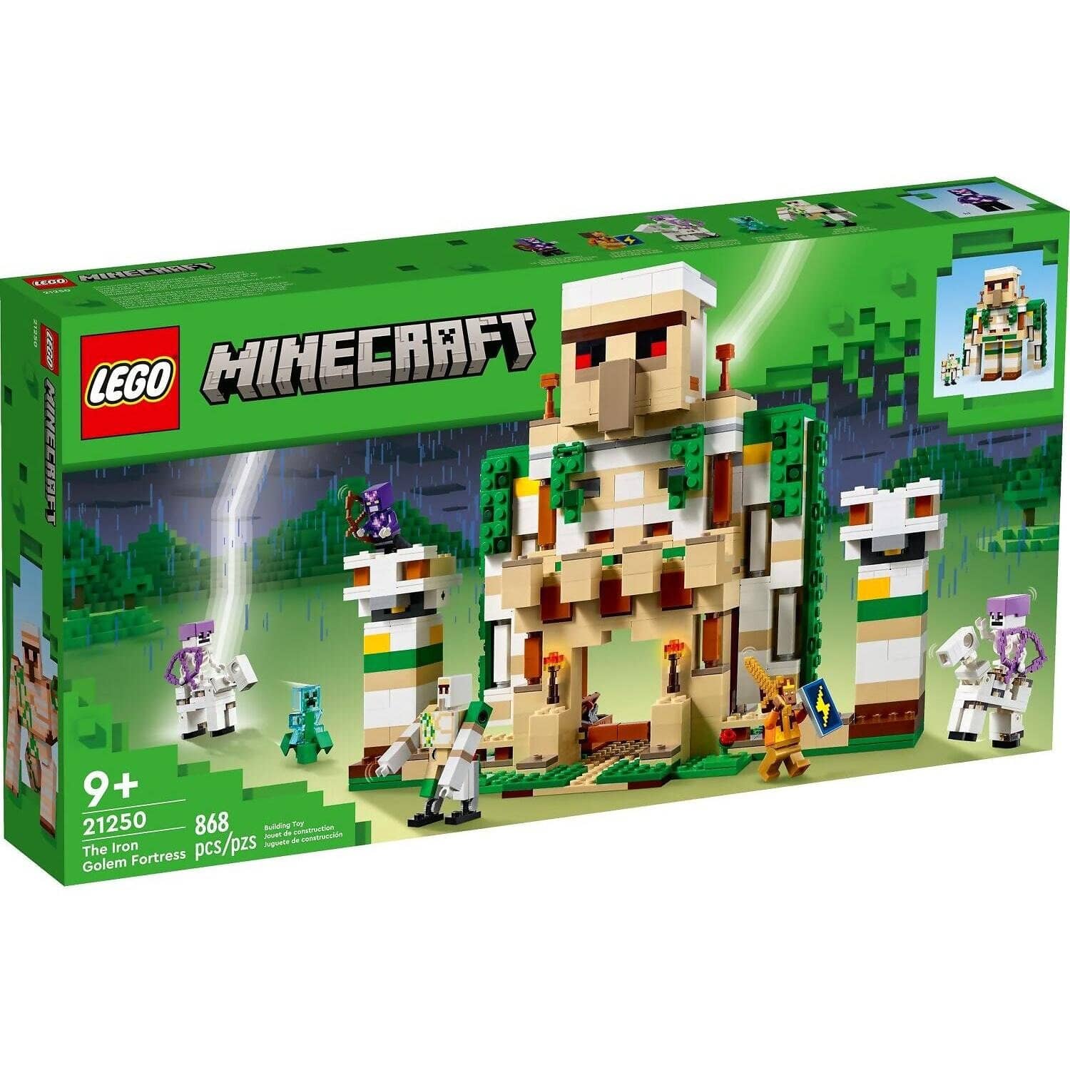 LEGO 21250 The Iron Golem Fortress - Minecraft