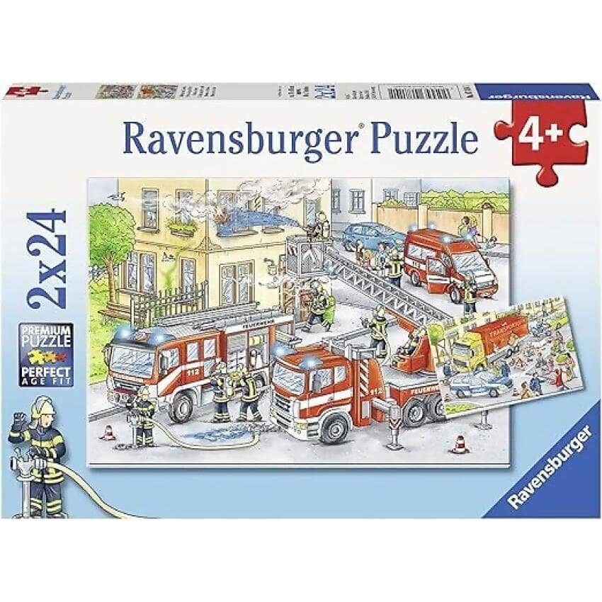 Ravensburger - Heroes In Action Jigsaw Puzzle 2x24 Pieces