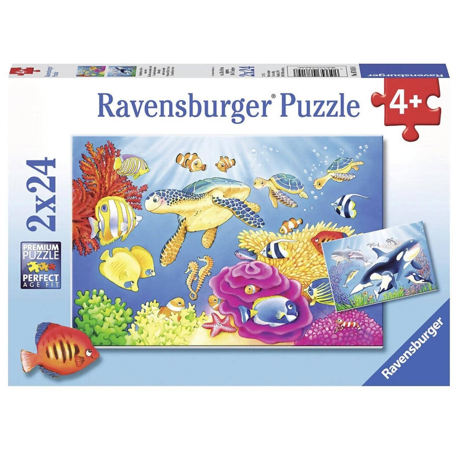 Ravensburger - Colourful Underwater World Jigsaw Puzzle 2x24 Pieces