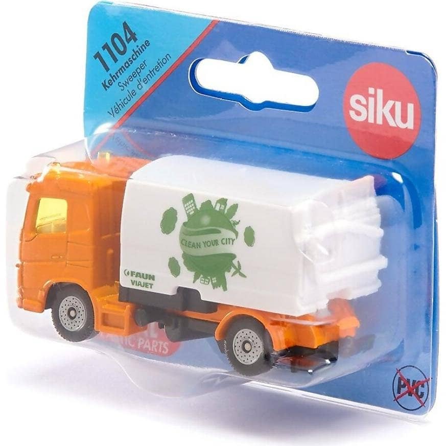 Siku - Street Sweeper Diecast Model - High-Quality 1:50 Scale - Durable and Detailed - No. 1104 - Image 5