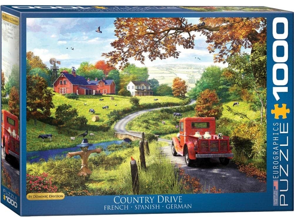 Eurographics - Country Drive 1000 Piece Jigsaw Puzzle