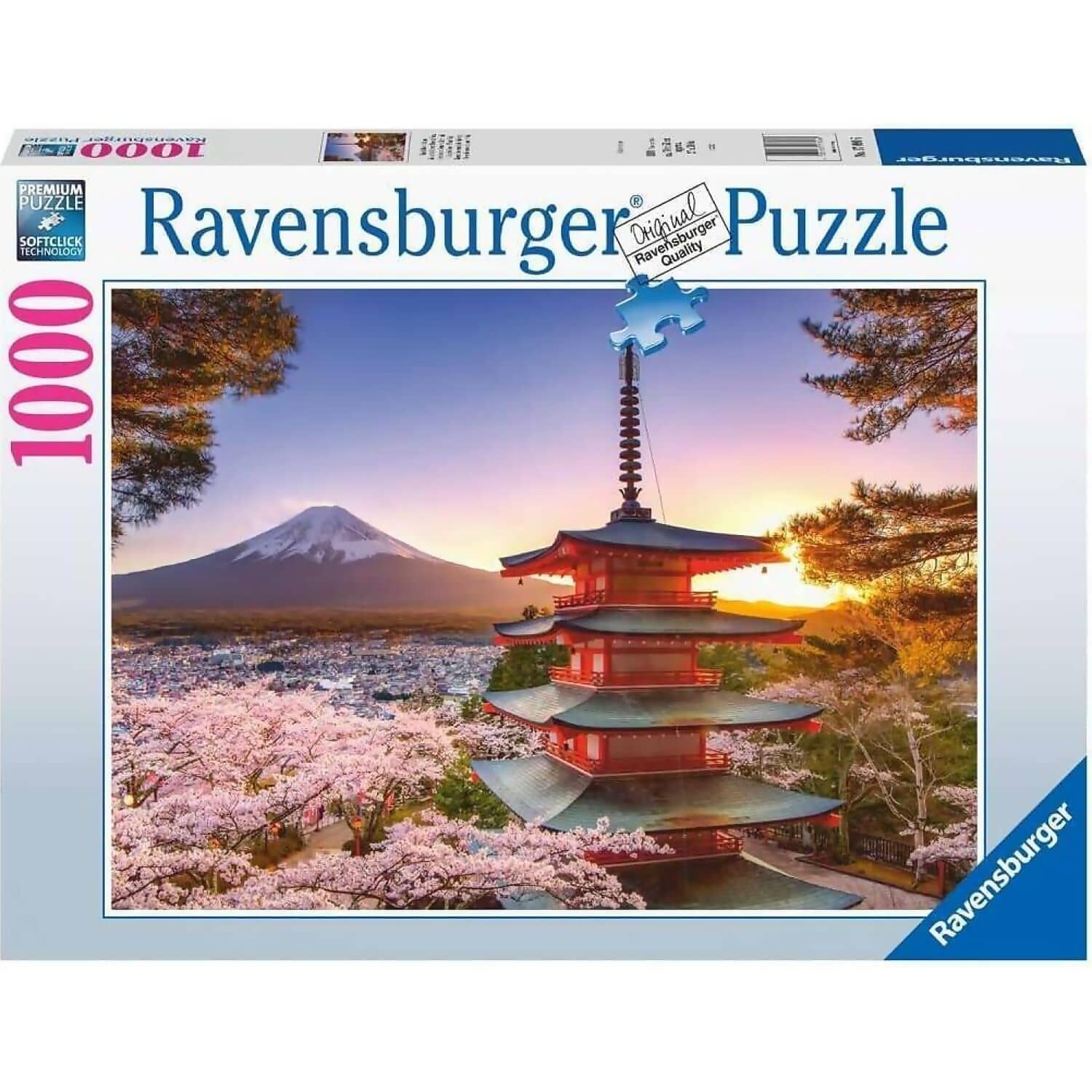 Ravensburger - Mount Fuji Cherry Blossom In Japan Jigsaw Puzzle 1000 Pieces