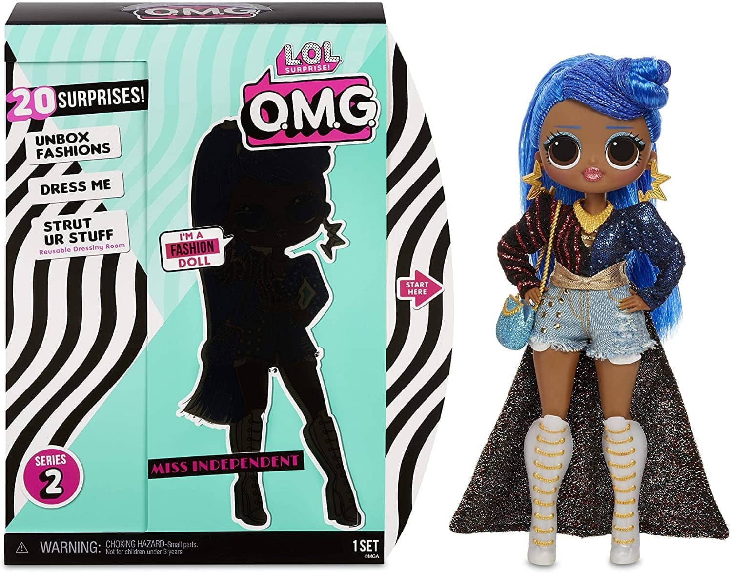 L.O.L Surprise! O.m.g. Miss Independent Fashion Doll With 20 Surprises