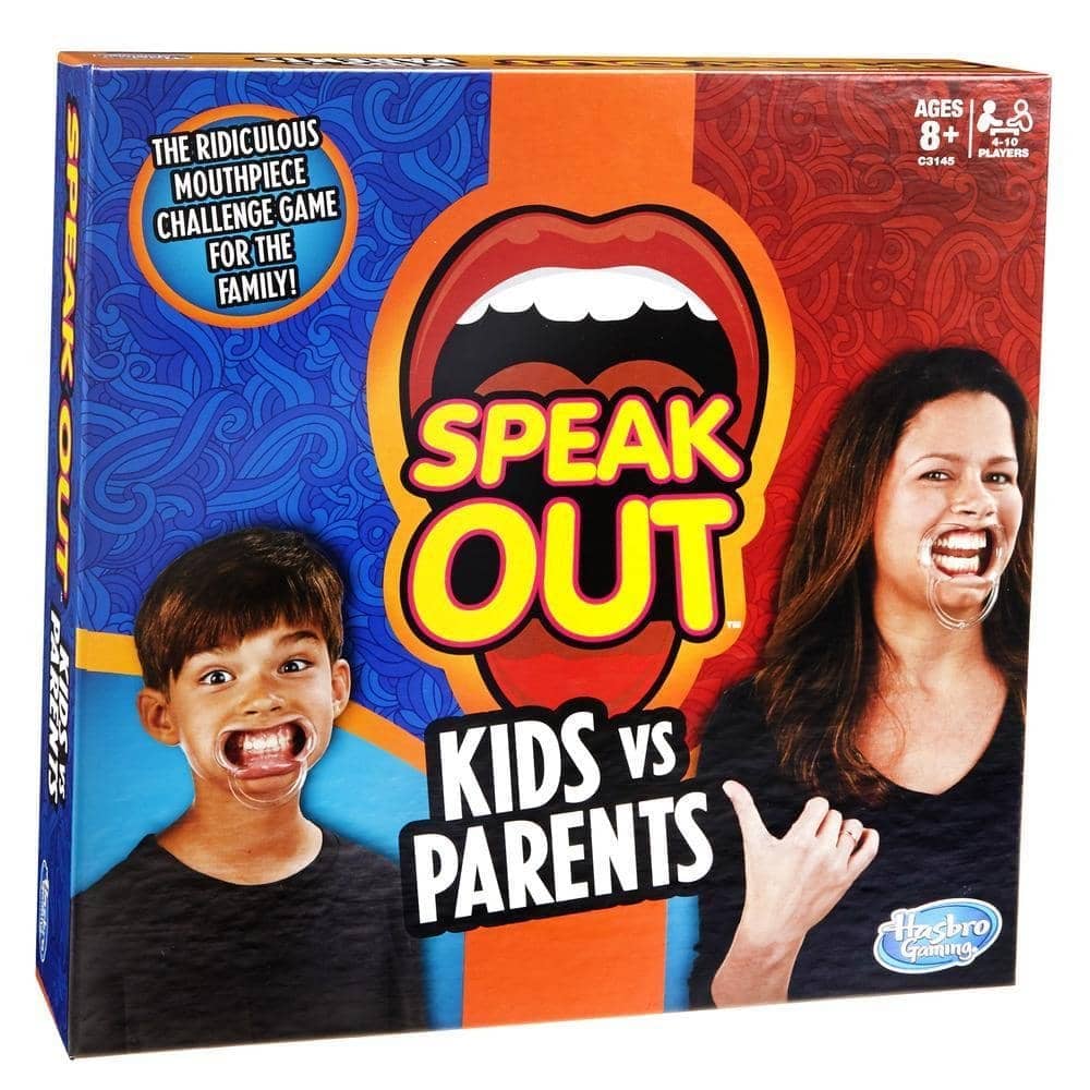 Hasbro Gaming - Speak Out Kids Vs Parents Game  Hasbro