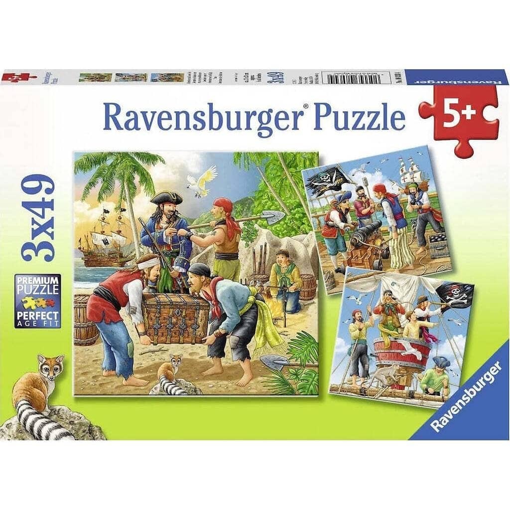 Ravensburger - Adventure On The High Seas Jigsaw Puzzle 3x49 Pieces