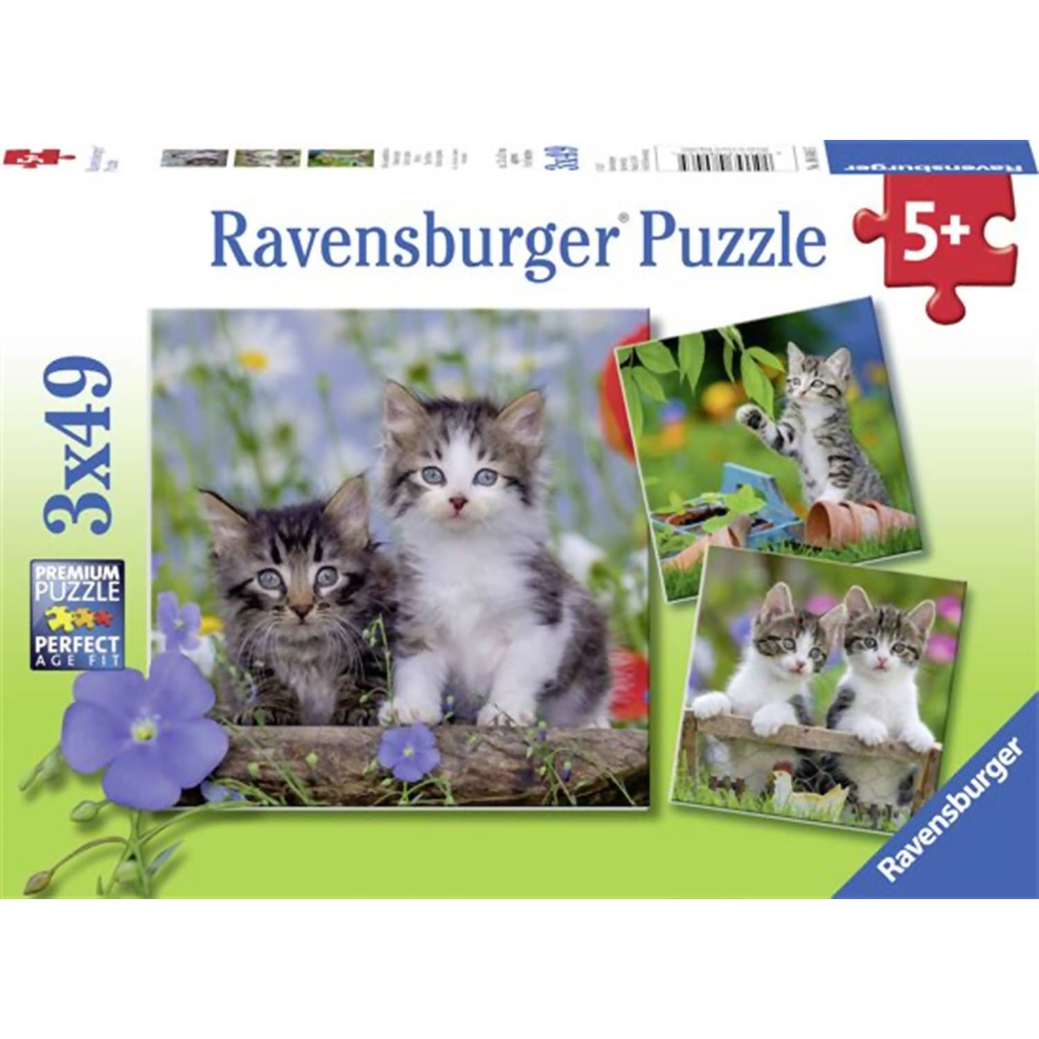 Ravensburger - Kittens Jigsaw Puzzle 3x49 Pieces