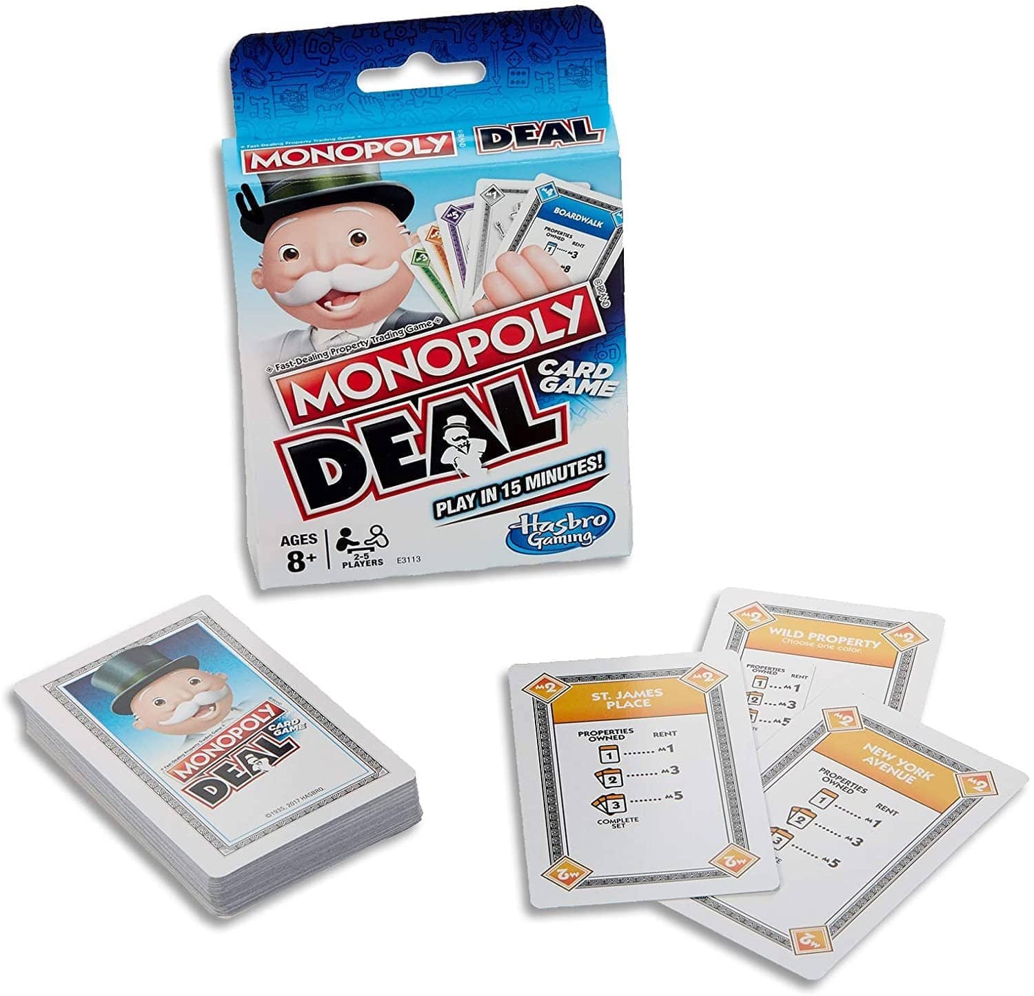 Monopoly -  Deal - Card Game - Play In 15 Minutes - Family Board Game Hasbro