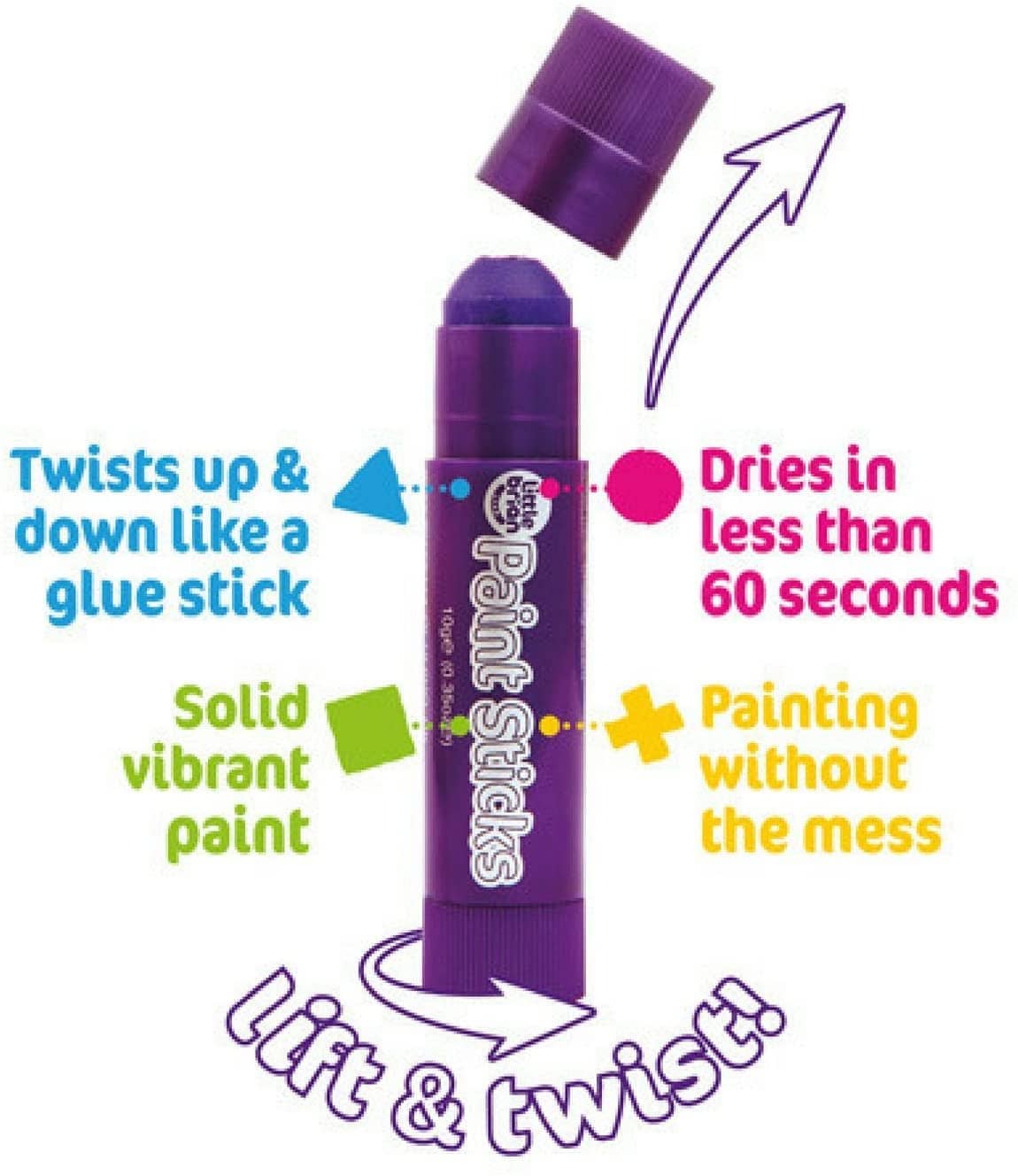 Little Brian Paint Sticks (pack Of 12) - Image 2
