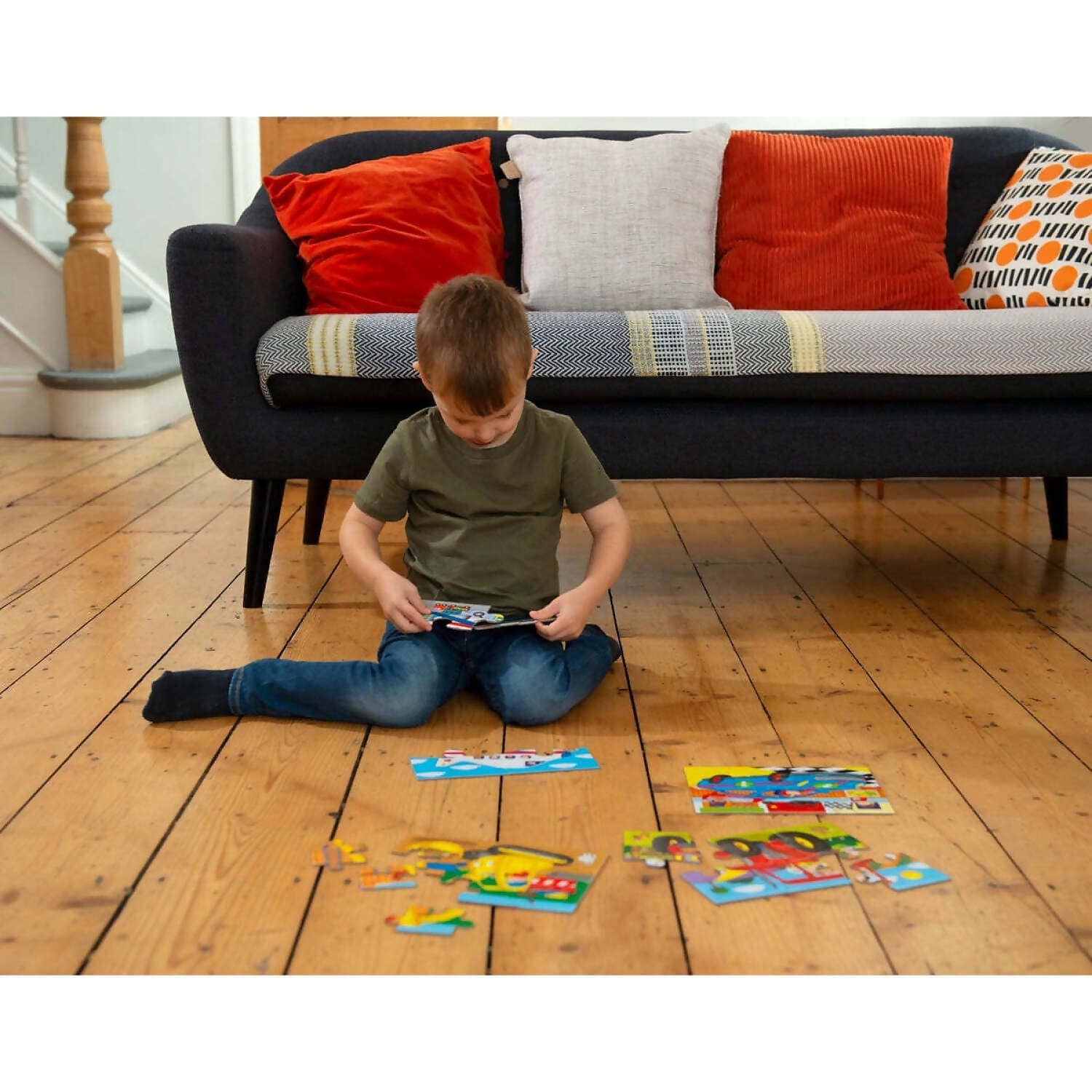 GALT - 4 Puzzles In A Box - Vehicles - 4 Different Puzzles - 2 Pieces Each - Image 6