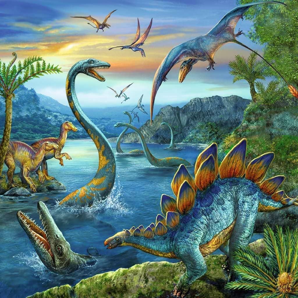 Ravensburger - Dinosaur Fascination Mythical Creatures Jigsaw Puzzle 3x49 Pieces - Image 2