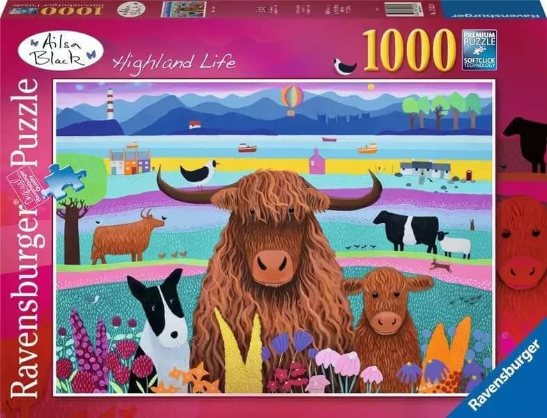 Ravensburger - Highland Life Jigsaw Puzzle 1000 Pieces