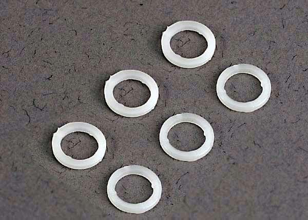 3685 (PART) TRAXXAS WHITE PLASTIC WASHERS
