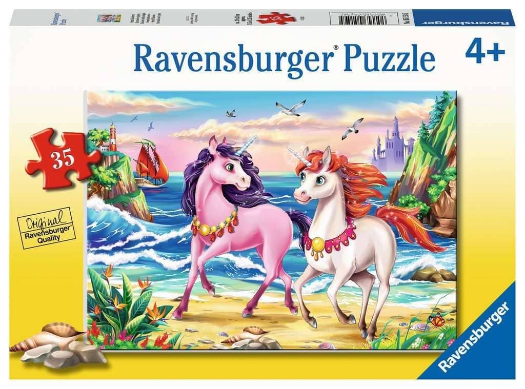 Ravensburger - Beach Unicorns Jigsaw Puzzle 35 Pieces