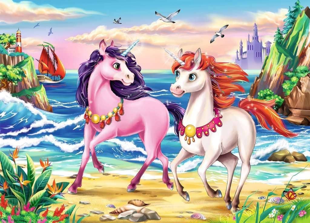 Ravensburger - Beach Unicorns Jigsaw Puzzle 35 Pieces - Image 2