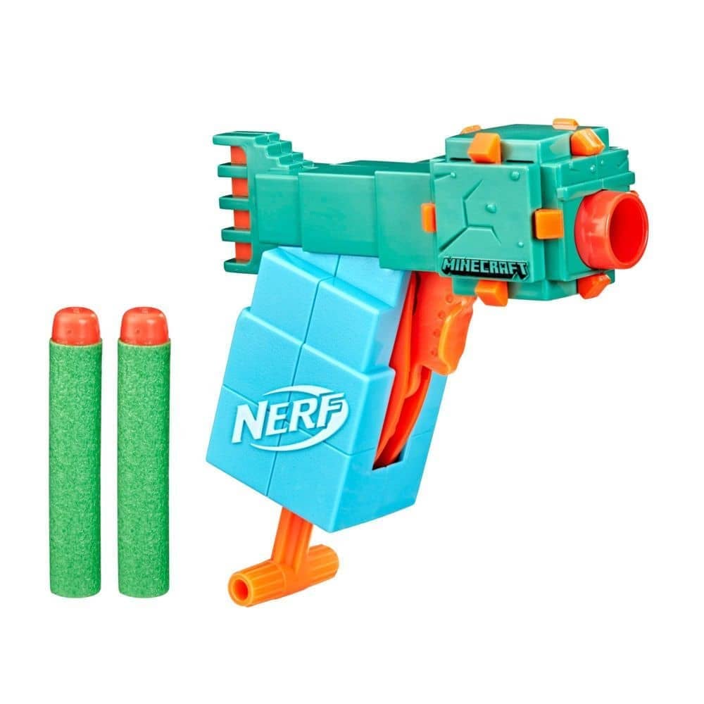 Nerf Microshots Minecraft Guardian Blaster Hasbro
