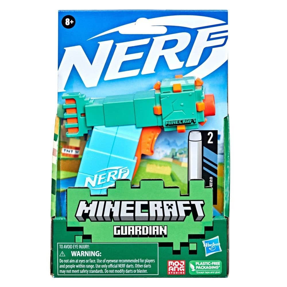 Nerf Microshots Minecraft Guardian Blaster Hasbro - Image 2