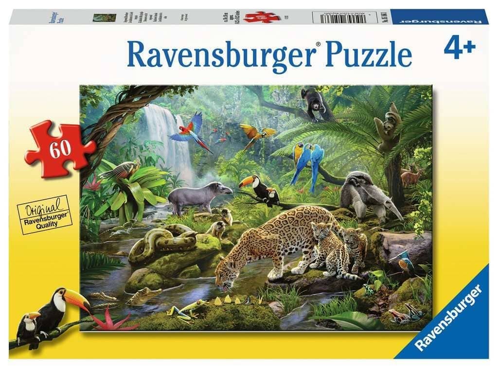 Ravensburger - Rainforest Animals Jigsaw Puzzle 60 Pieces
