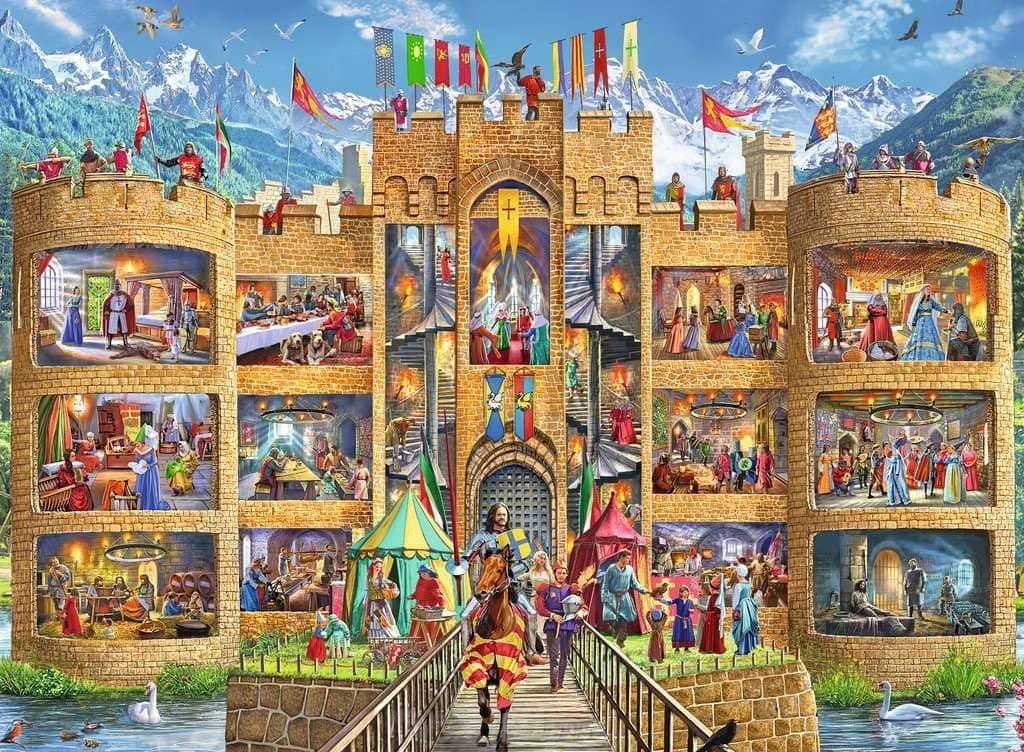 Ravensburger - Cutaway Castle Jigsaw Puzzle 150 Pieces - Image 2