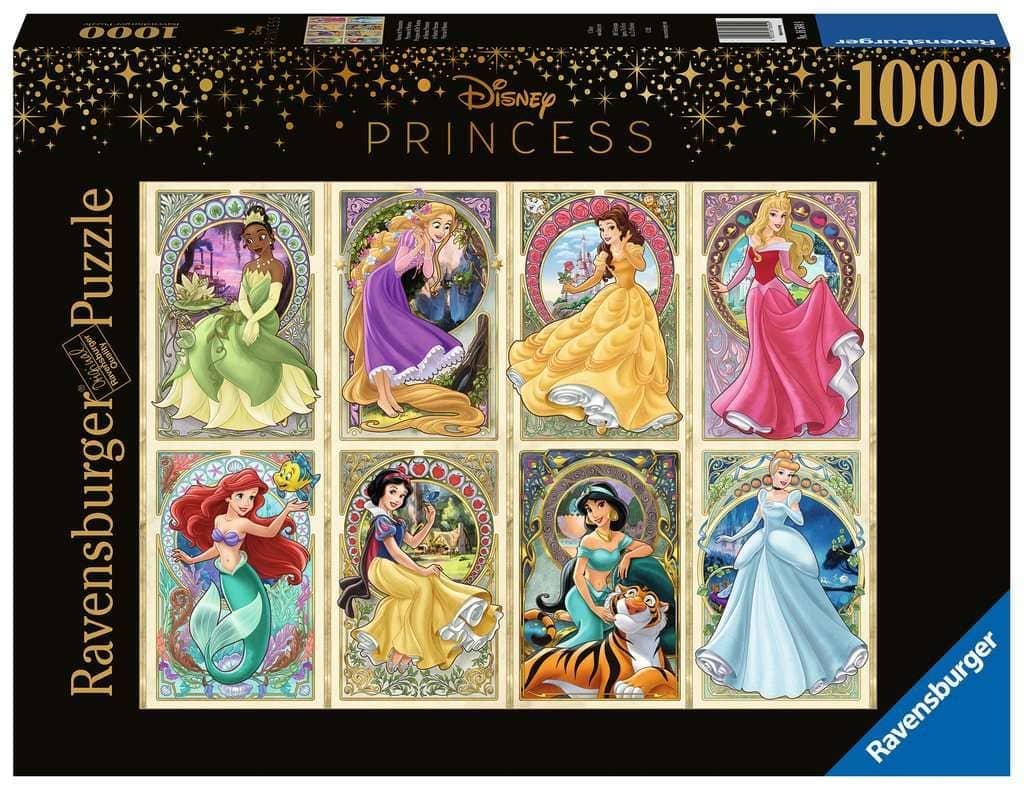 Ravensburger - Disney Art Nouveau Princesses Jigsaw Puzzle 1000 Pieces