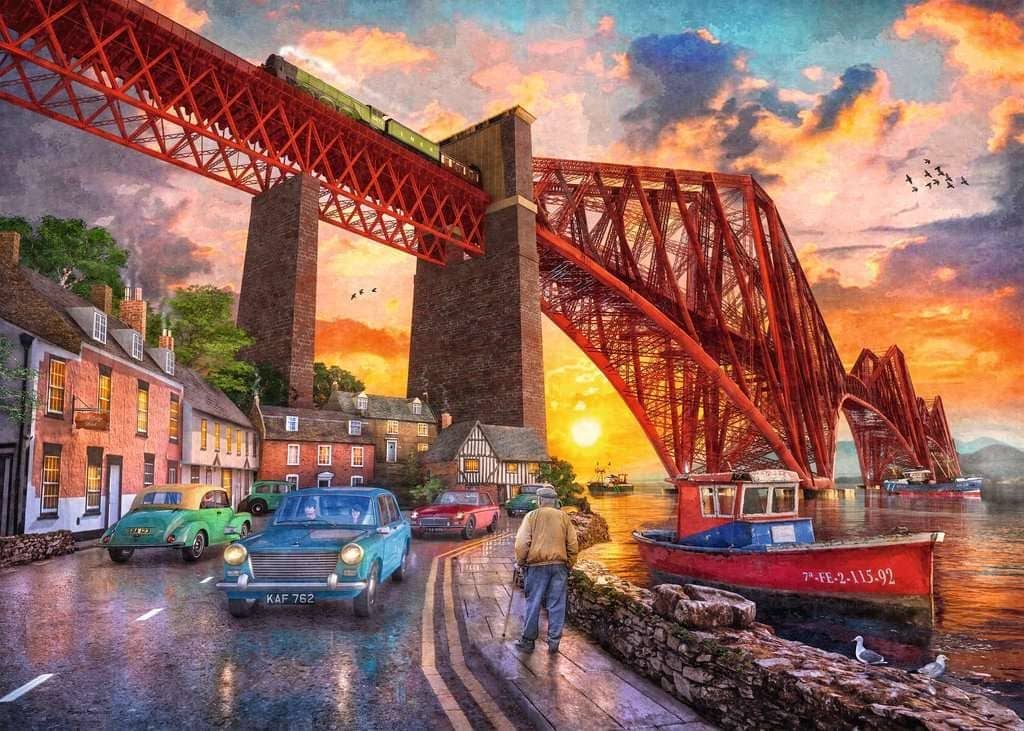 Ravensburger - Forth Bridge At Sunset Jigsaw Puzzle 1000 Pieces - Image 2