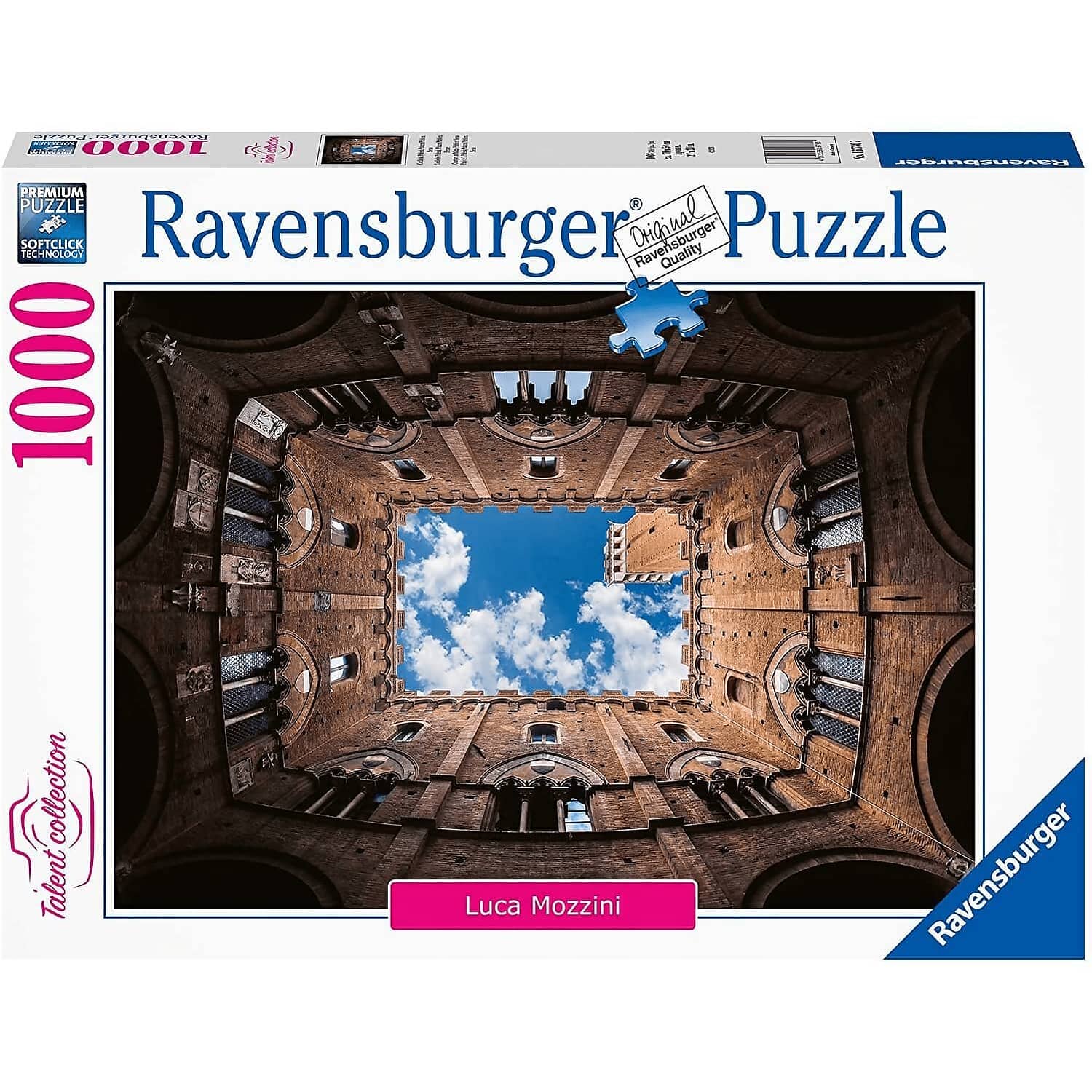 Ravensburger - Courtyard Palazzo Pubblico Siena Jigsaw Puzzle 1000 Pieces