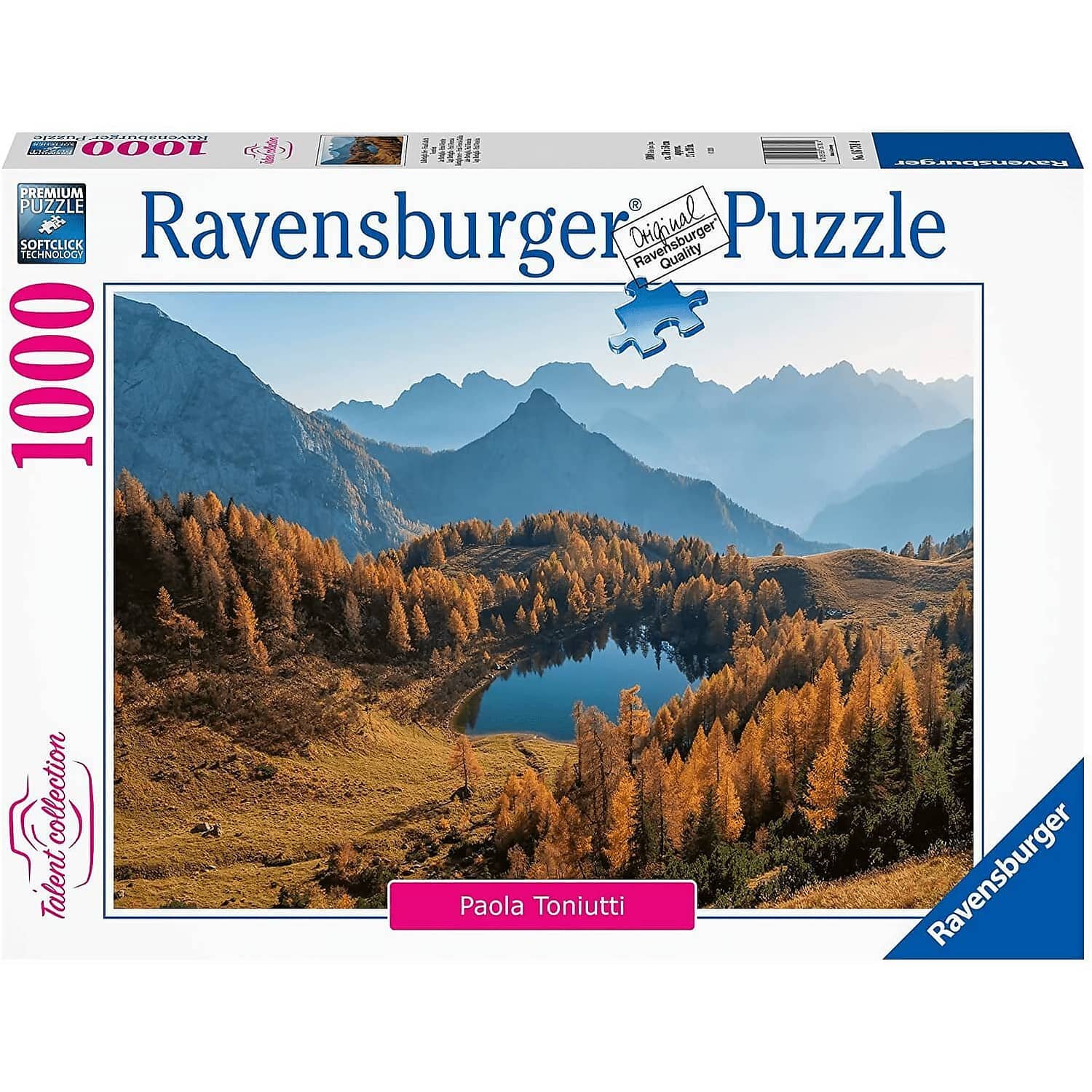Ravensburger - Lake Bordaglia Friuli Venezia Jigsaw Puzzle 1000 Pieces