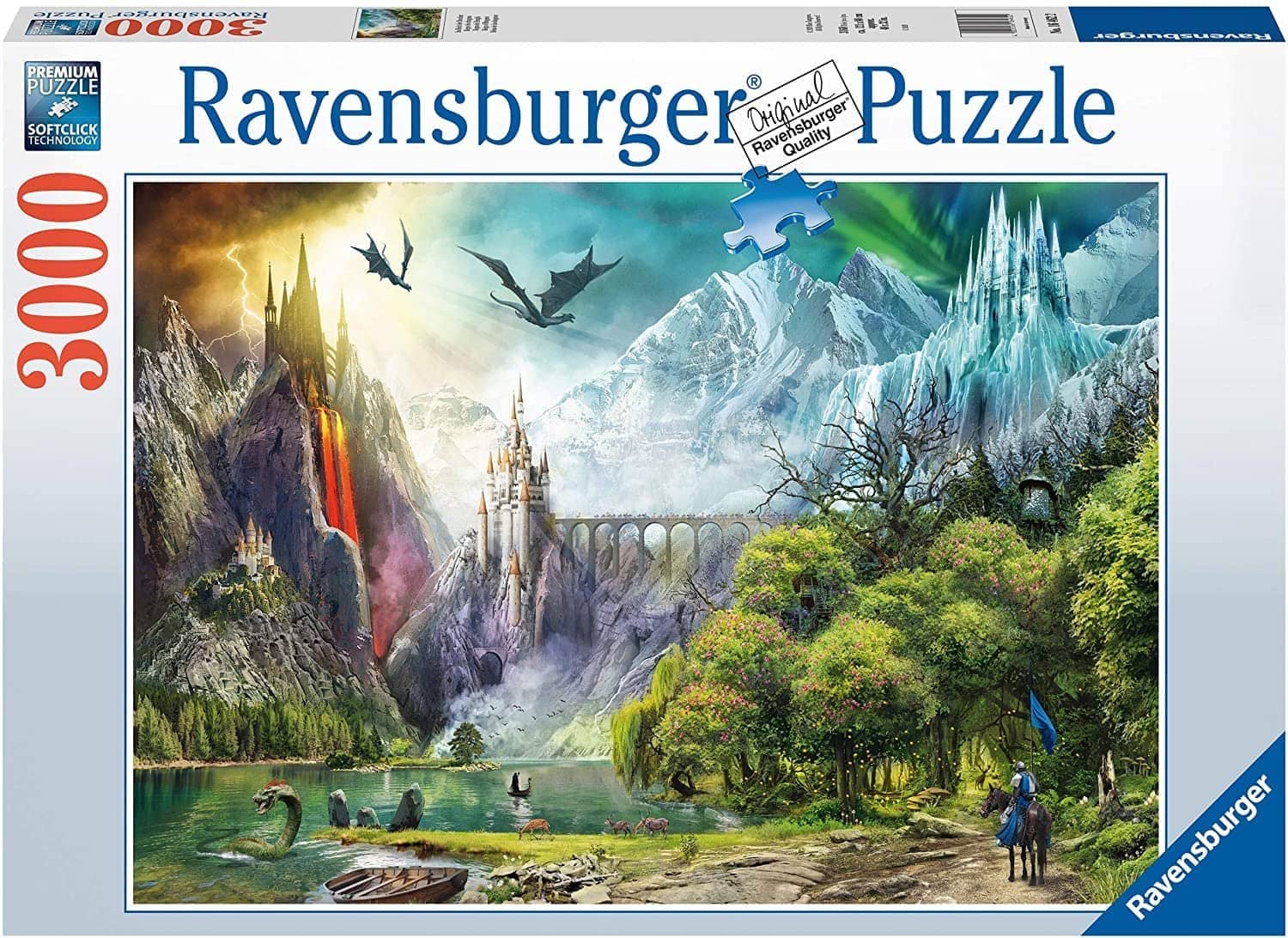 Ravensburger - Reign Of Dragons 3000 Pieces Jigsaw Puzzle