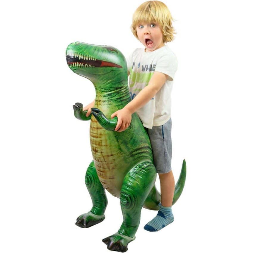 Funtime - Inflatable Giant T Rex Green - Image 2