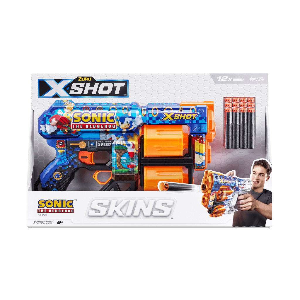 Zuru -Xshot Skins - Sonic the Hedgehog
