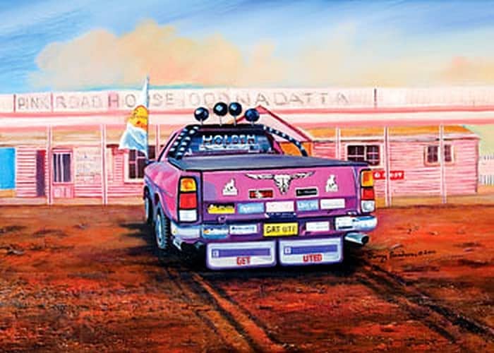 Blue Opal - Pink Roadhouse Jigsaw Puzzle 1000 Pieces - Image 2
