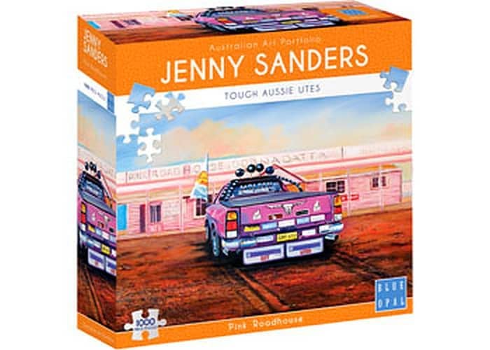 Blue Opal - Pink Roadhouse Jigsaw Puzzle 1000 Pieces - Image 4