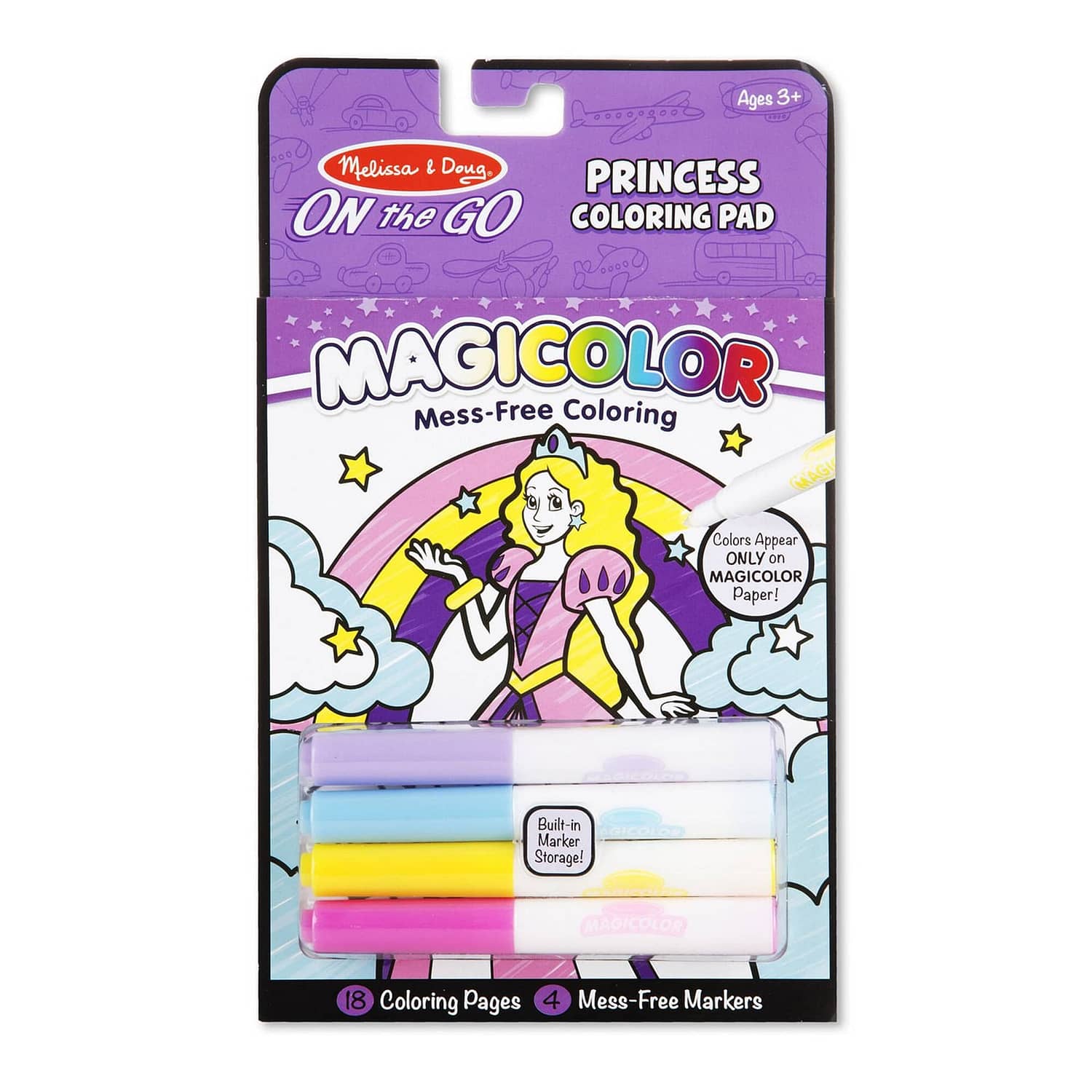 Melissa & Doug - Magicolor - On The Go - Princess Coloring Pad