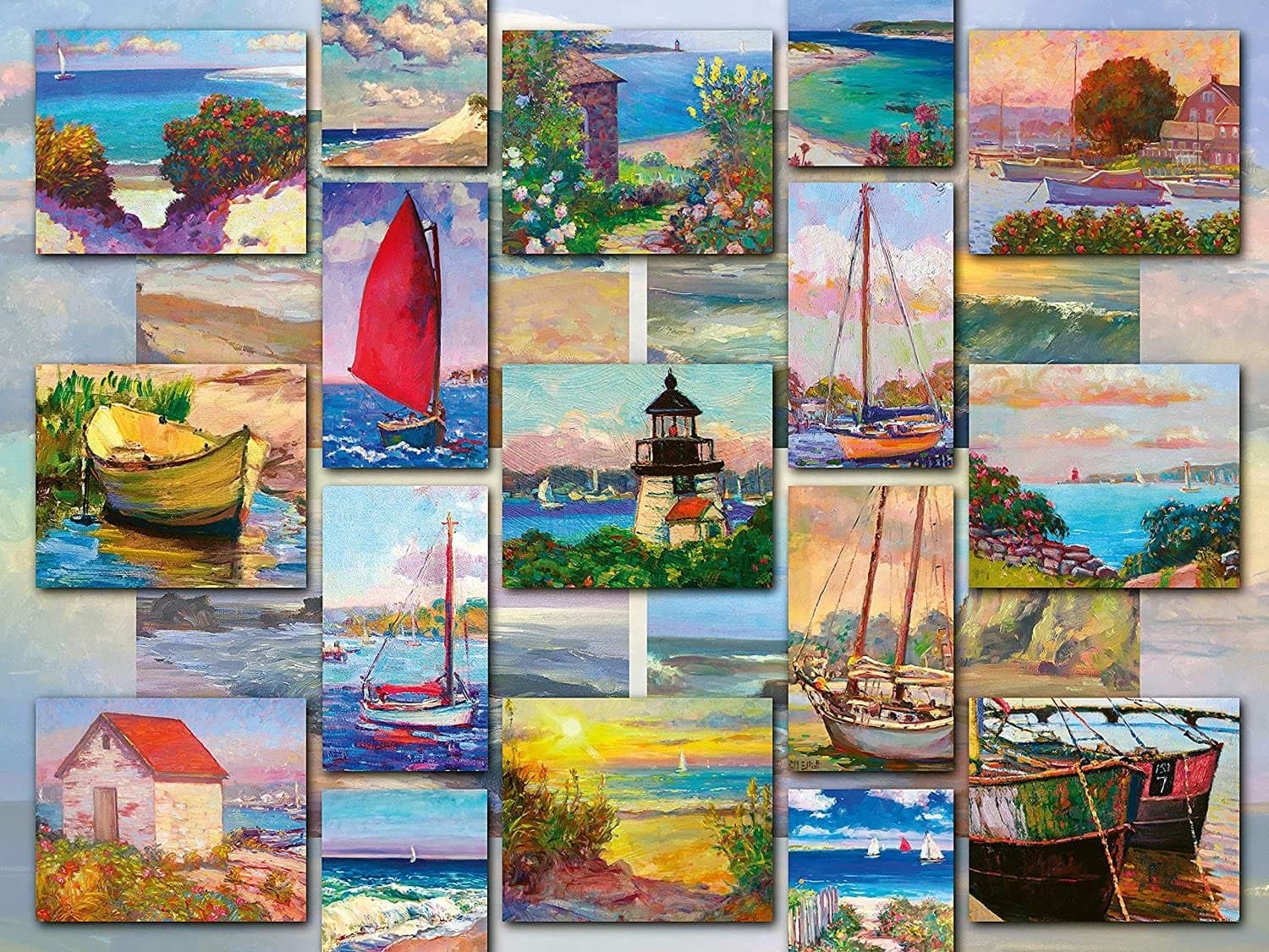 Ravensburger - Coastal Collage 1500 Pieces Jigsaw Puzzle - Image 2