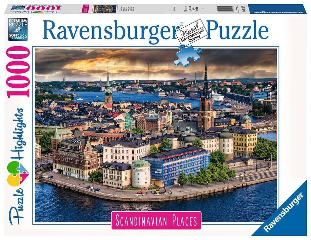 Ravensburger - Stockholm Sweden Jigsaw Puzzle 1000 Pieces