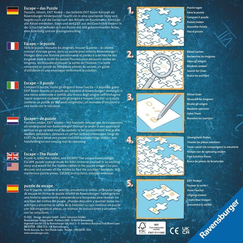 Ravensburger - Kids Escape Pirates Peril Jigsaw Puzzle 368 Pieces - Image 2