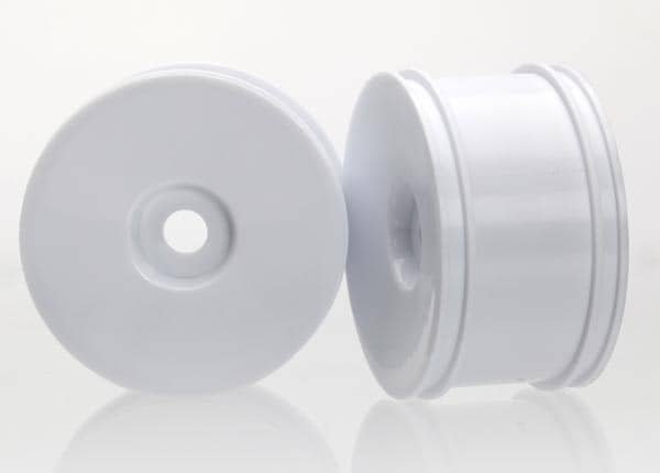 6474 (PART) TRAXXAS WHEELS DISHED WHITE FRON
