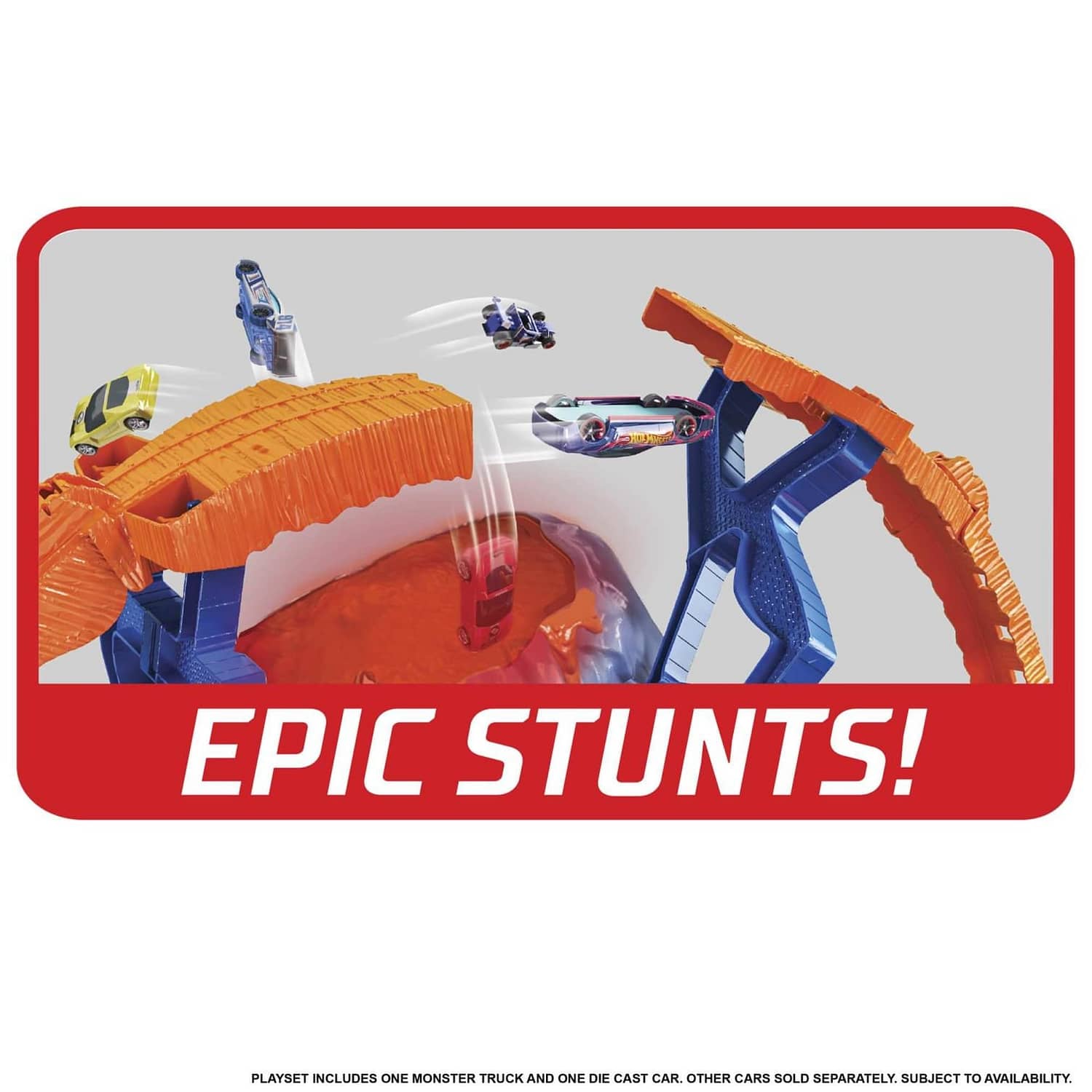 Hot Wheels® - Monster Trucks T-rex Volcano Arena Mattel - Image 5