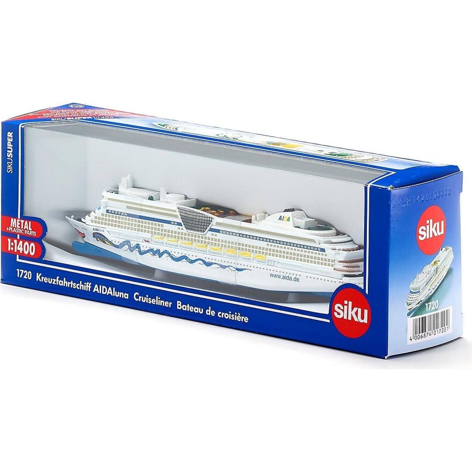 Siku - Aida Cruise Ship Die-Cast Model - Image 3