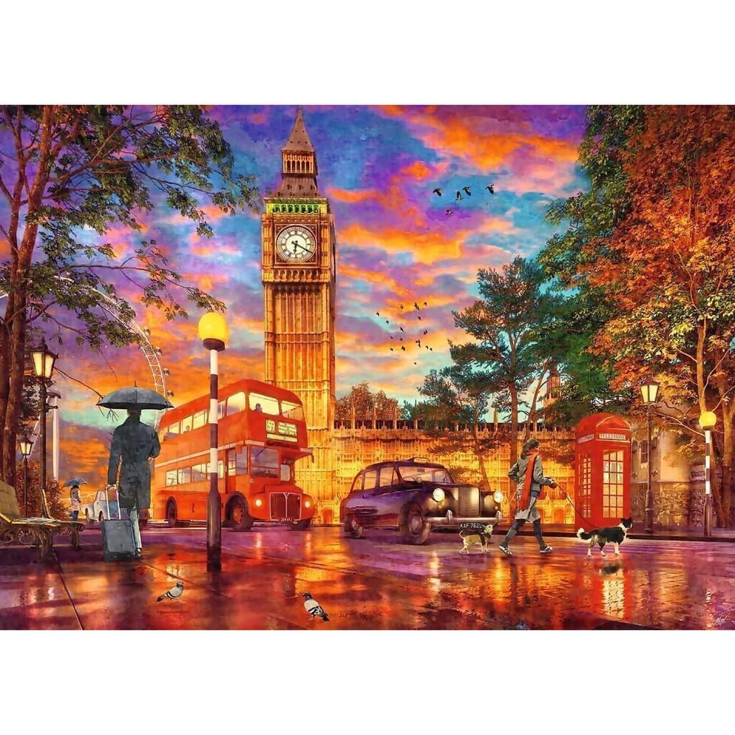 Ravensburger - Sunset At Parliament Square Jigsaw Puzzle 1000 Pieces - Image 2