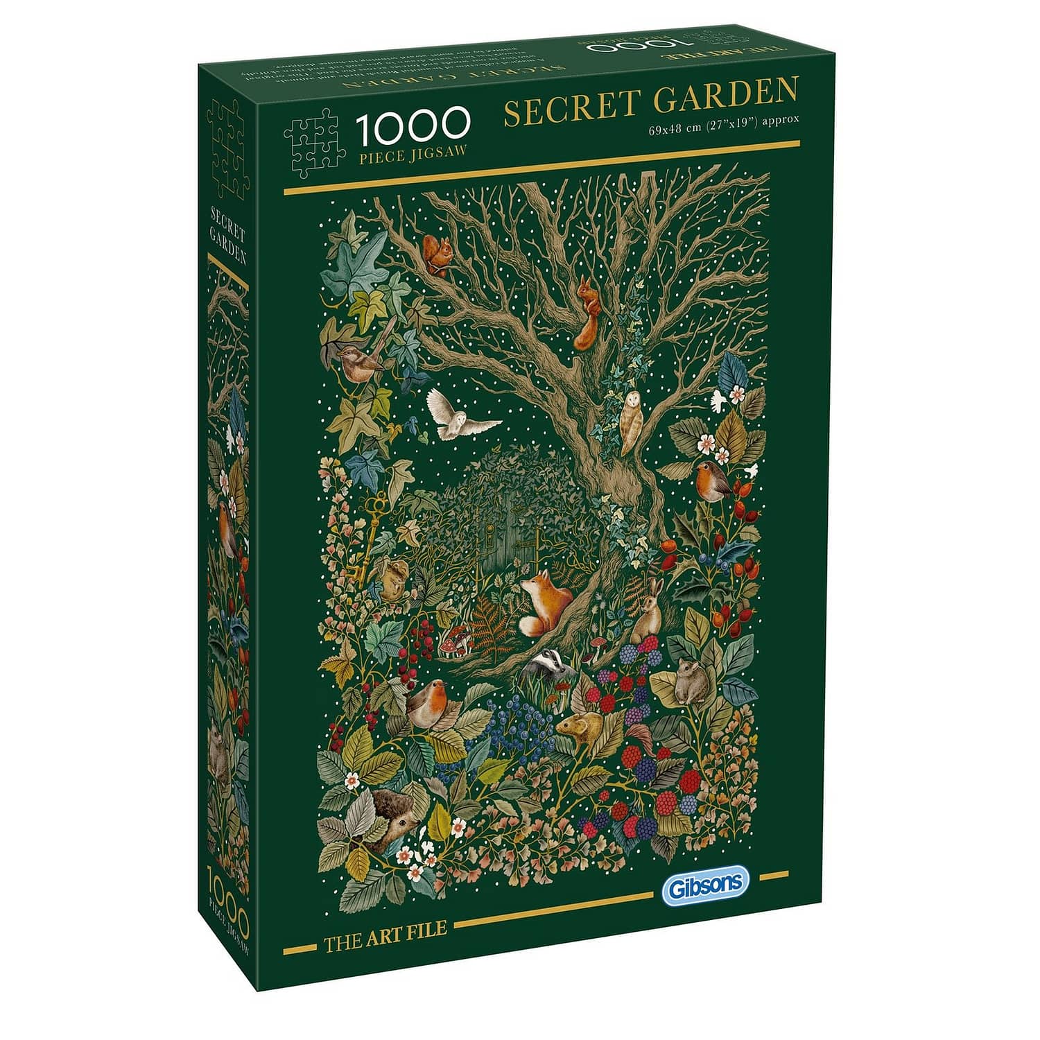 Gibsons - The Art File Secret Garden - Jigsaw Puzzle 1000 Pieces