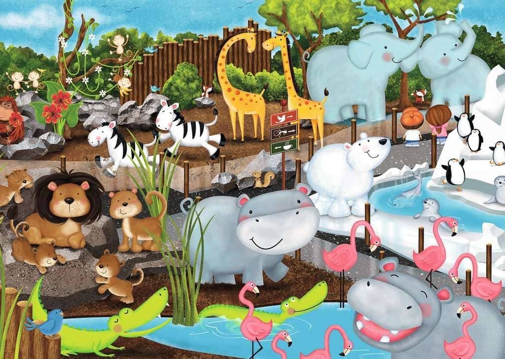 Ravensburger - Day At The Zoo Jigsaw Puzzle 35 Pieces - Image 2