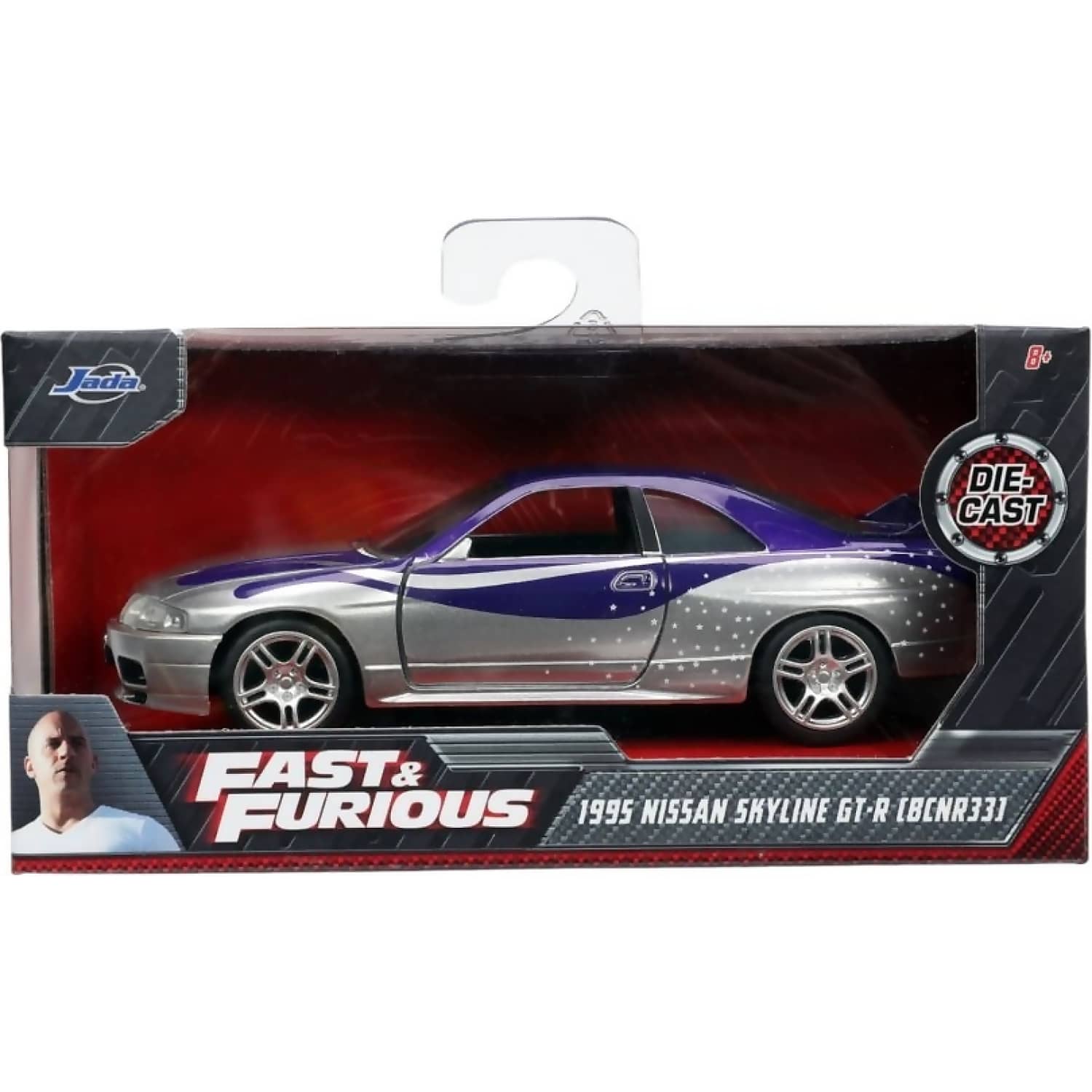 Jada Toys - Fast & Furious 1995 Nissan Skyline GT-R R33 1:32 Scale Diecast Vehicle - Image 2