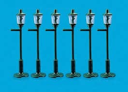 MODEL SCENE 5004 OO GAS LAMP POSTS HO