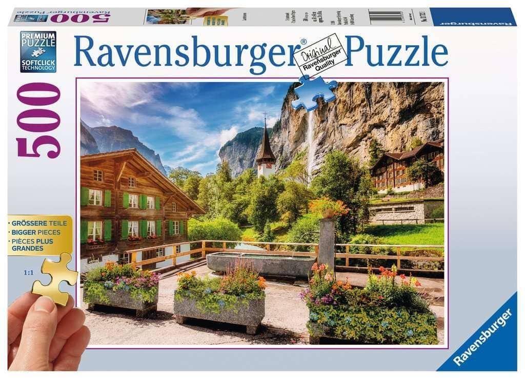 Ravensburger - Lauterbrunnen Switzerland Jigsaw Puzzle 500 Pieces
