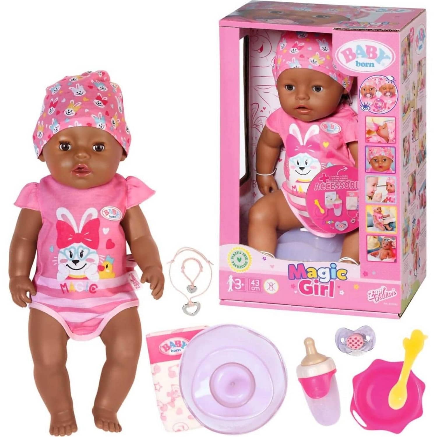 Baby Born - Magic Girl 43cm Open Box