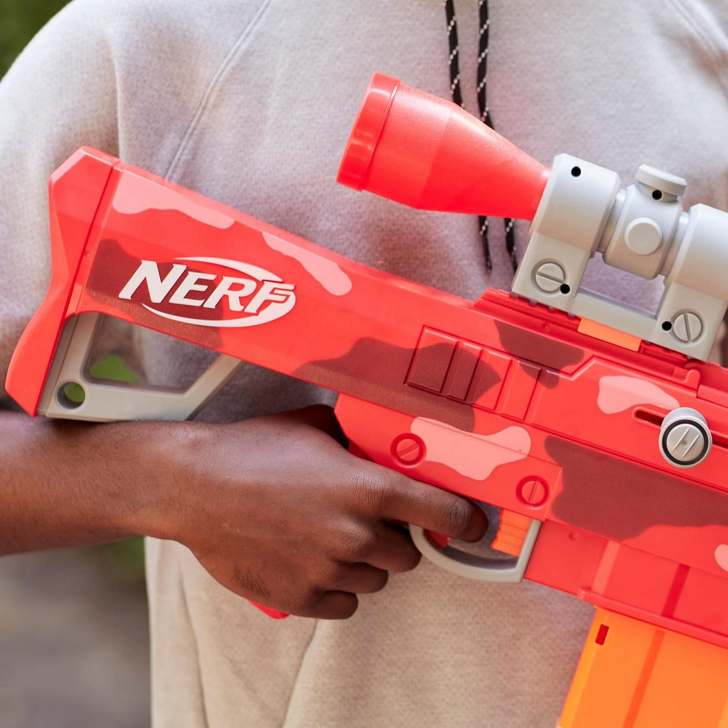 Nerf Fortnite Heavy Sr Blaster Longest Nerf Fortnite Blaster Ever Removable Scope 6 Nerf Mega Darts 6-dart Clip - Image 8