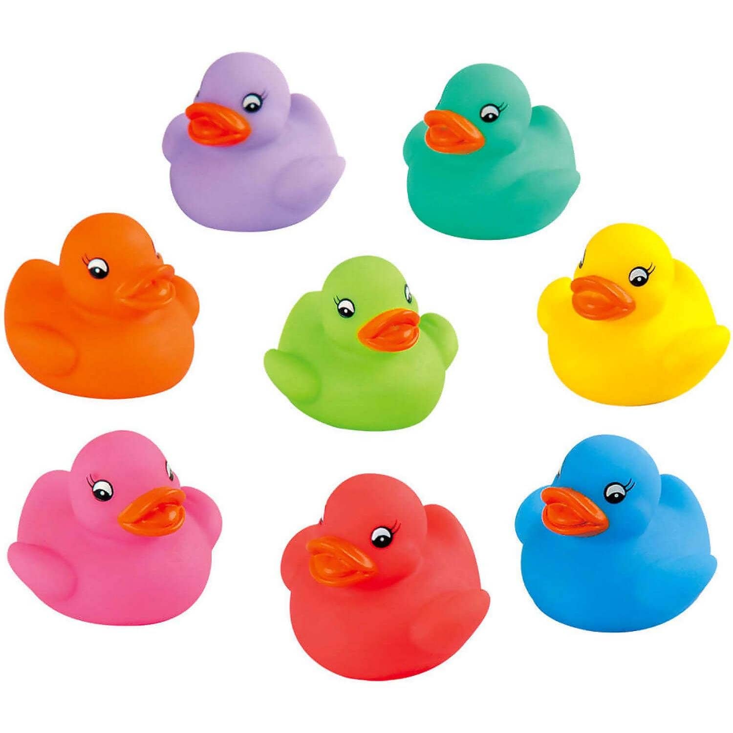 Playgo Toys Ent. Ltd. - Bathing Rainbow Duckies 8pc - Image 2