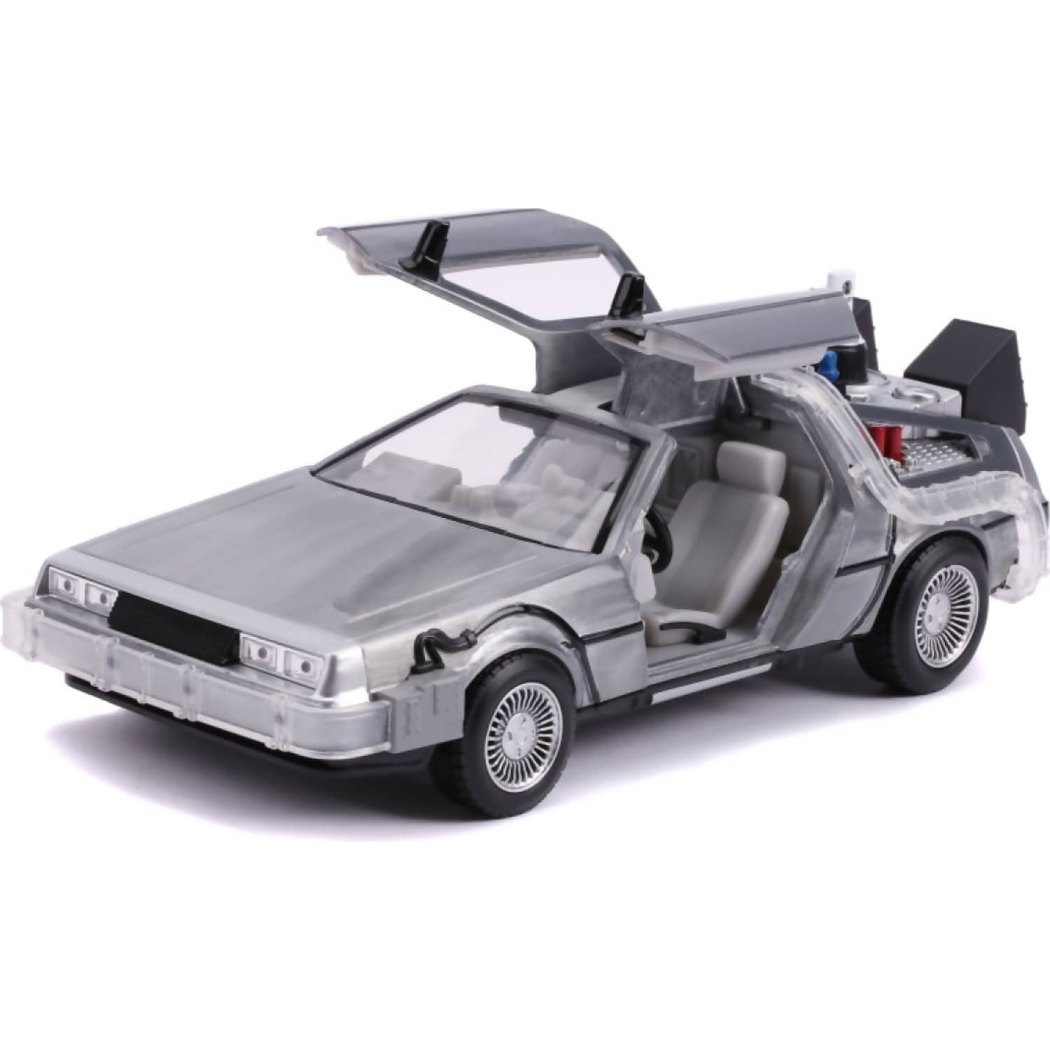 Jada Toys - Back to the Future Part II Delorean Time Machine 1:24 Scale Diecast Vehicle - Image 2