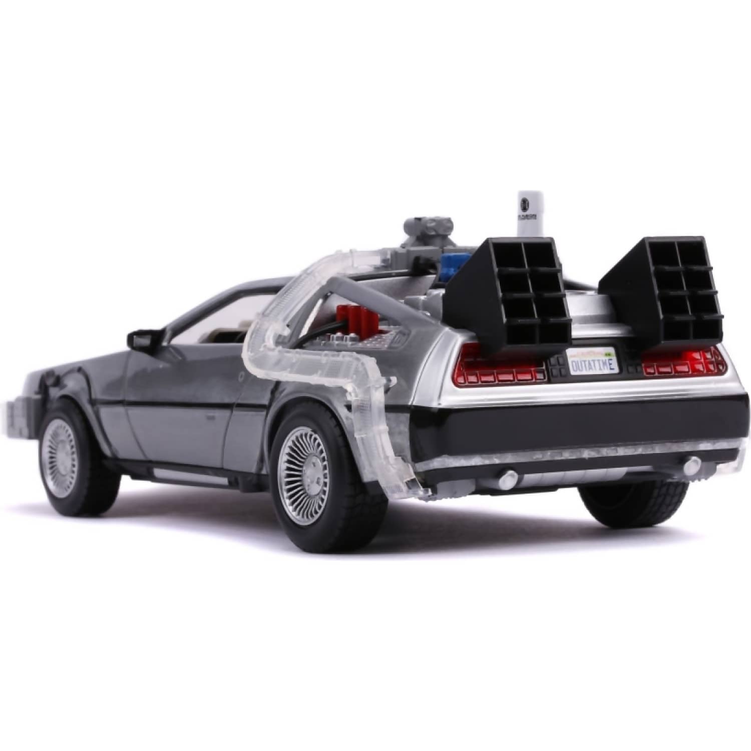 Jada Toys - Back to the Future Part II Delorean Time Machine 1:24 Scale Diecast Vehicle - Image 8